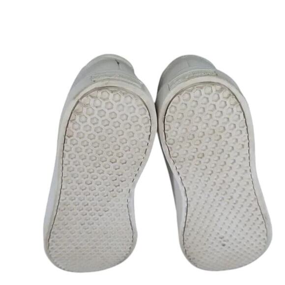 Sam Edelman Shoes Womens 8.5 Sneakers Leya Fashion Pom Pom Slip On Leather White - Picture 10 of 14